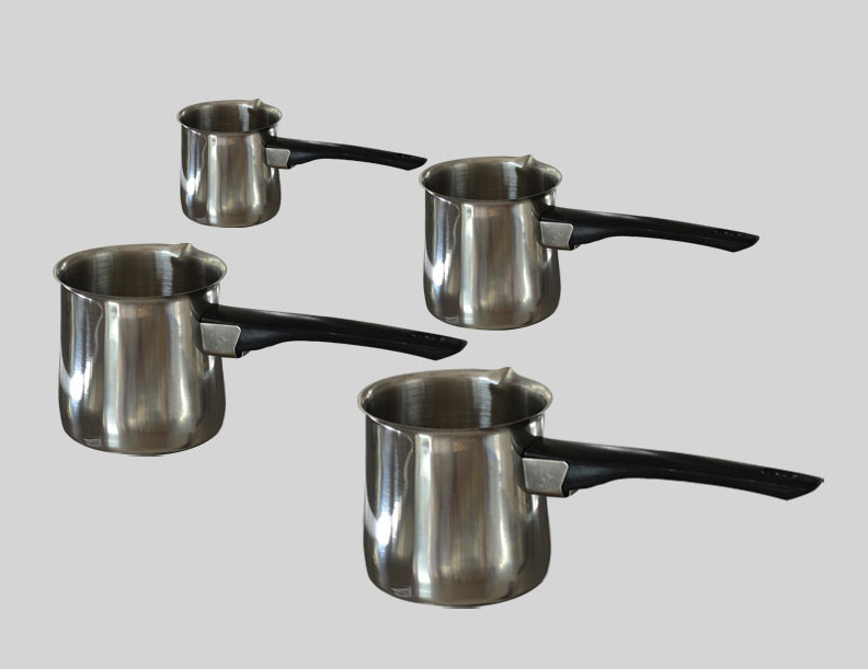Set of four coffee pot